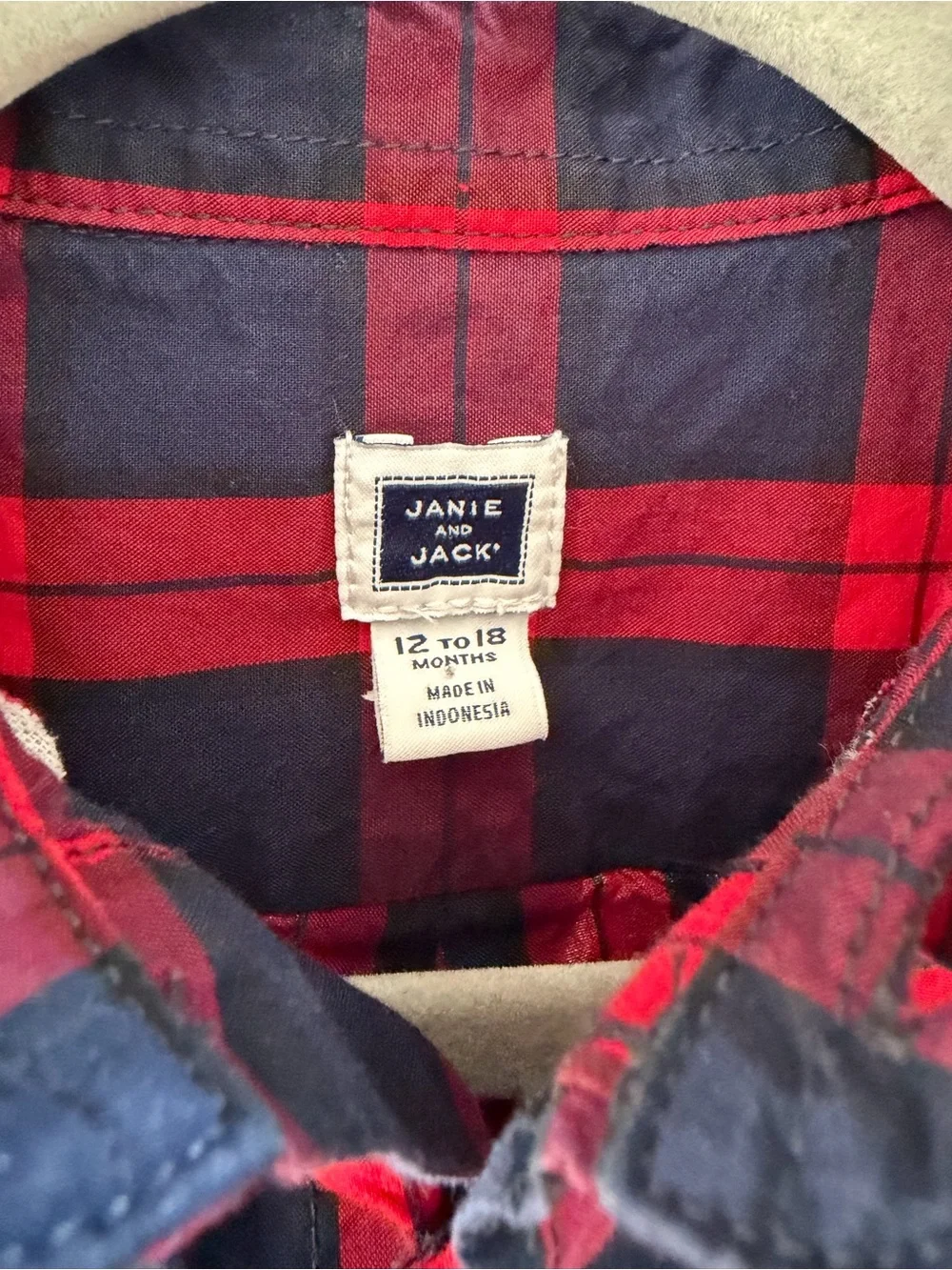 Boys Fall Bundle | Janie and Jack | 2 Fall Button Down Shirts | Size 12-18m